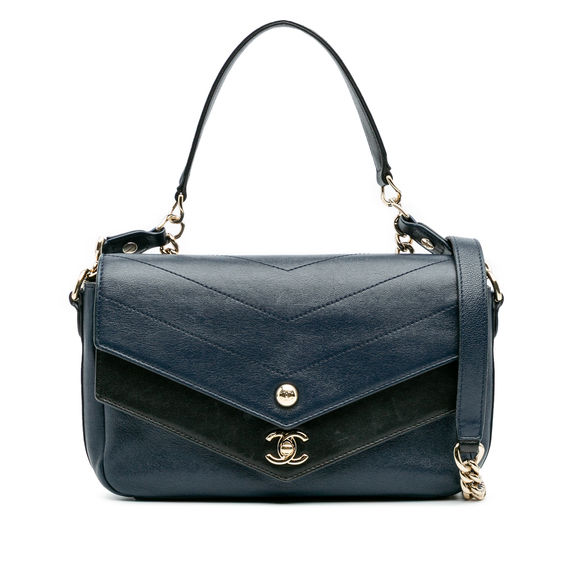 Pre-Loved Chanel Mini Quilted Sheepskin Double Chevron Flap - Picture 1 of 11